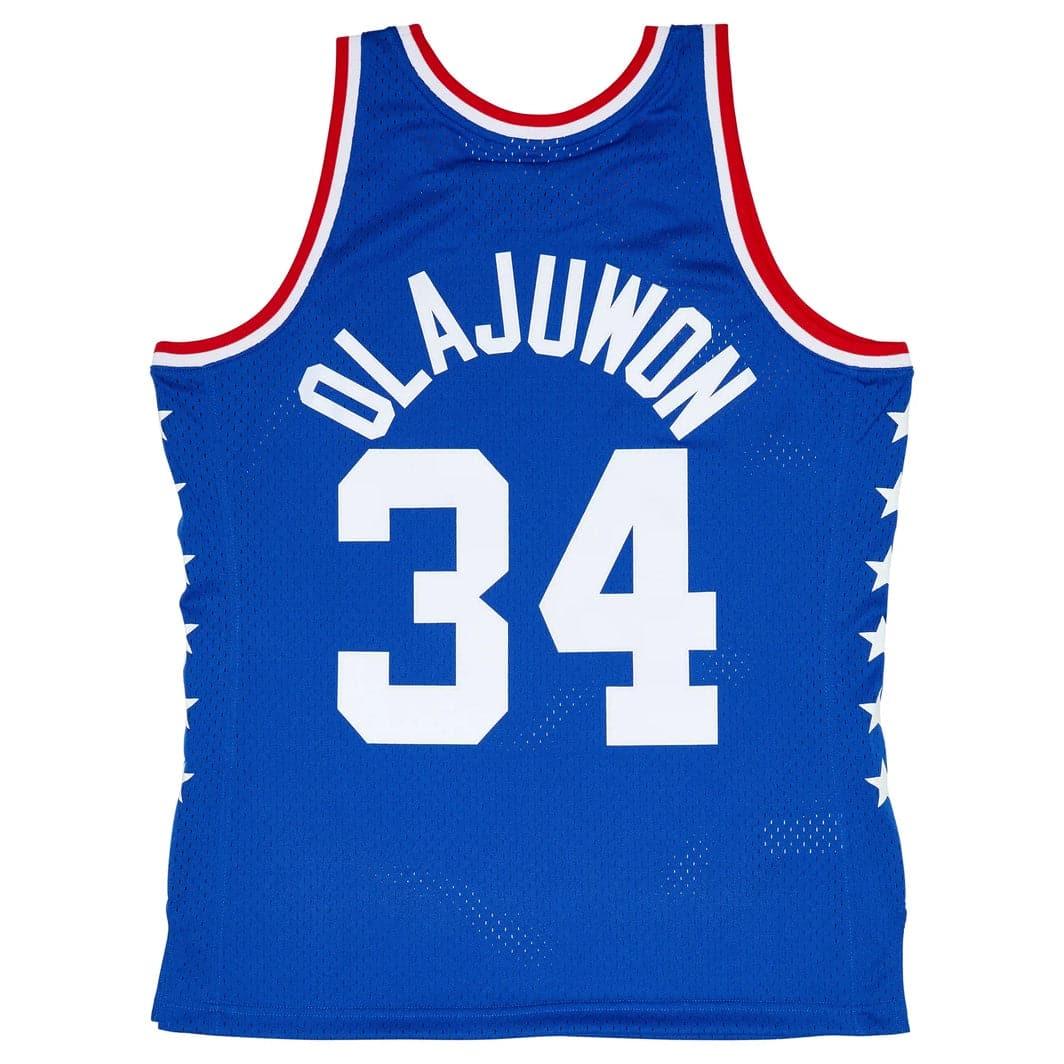 Hakeem Olajuwon Houston Rockets Mitchell & Ness NBA 1985 All-Star Swingman Jersey - Blue