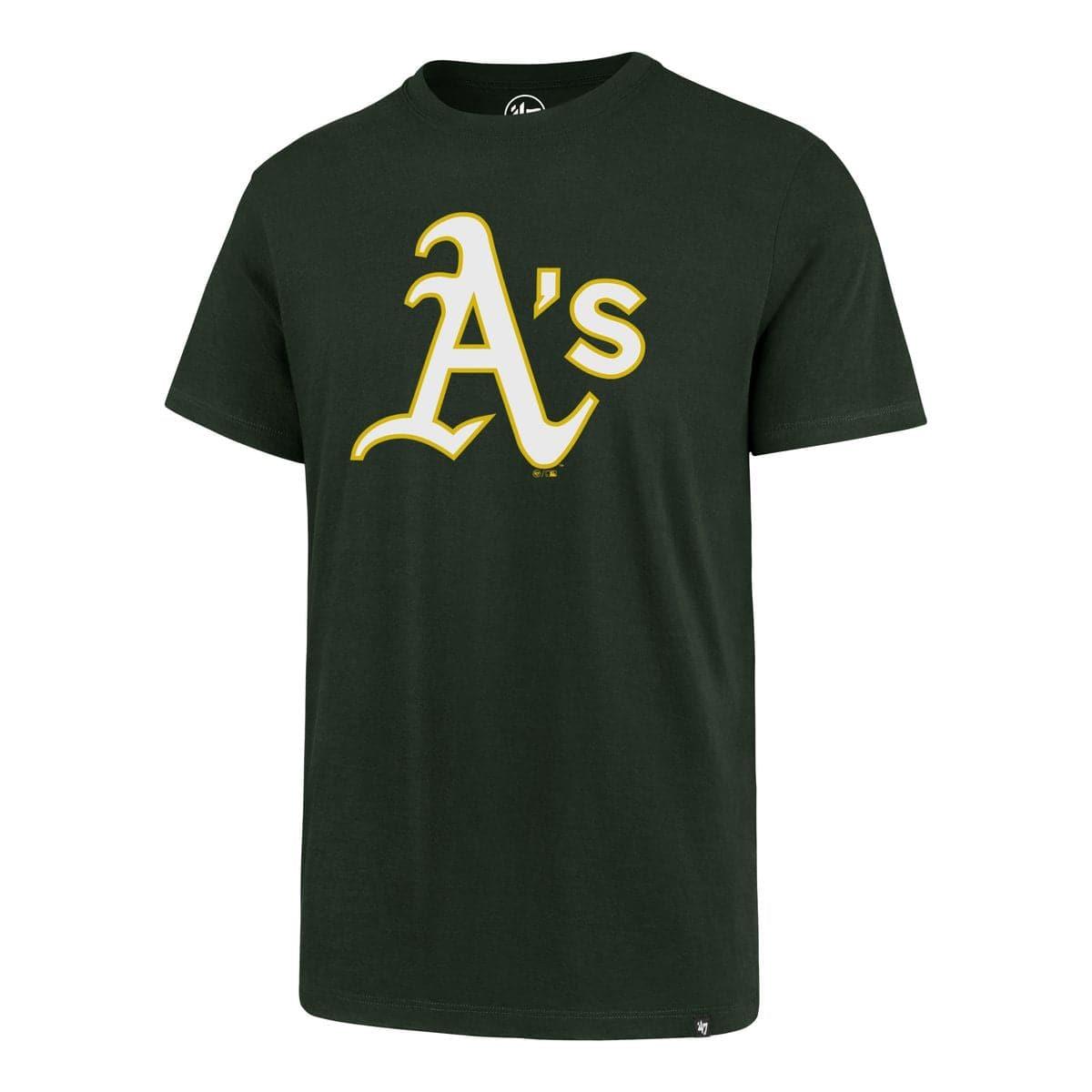 47 Brand T-Shirts Oakland Athletics '47 MLB Team Imprint Splitter T-Shirt - Green