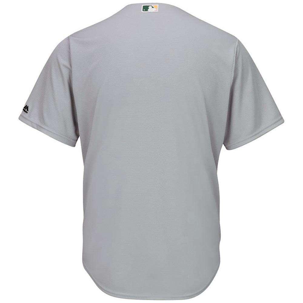 Majestic Athletic Jerseys Oakland Athletics Majestic MLB AC Cool Base Replica Jersey - Grey