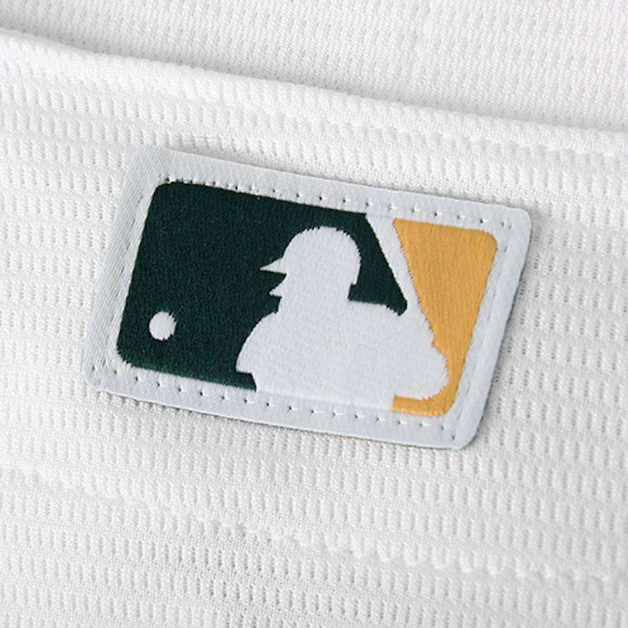 Majestic Athletic Jerseys Oakland Athletics Majestic MLB Cool Base Replica Jersey - White