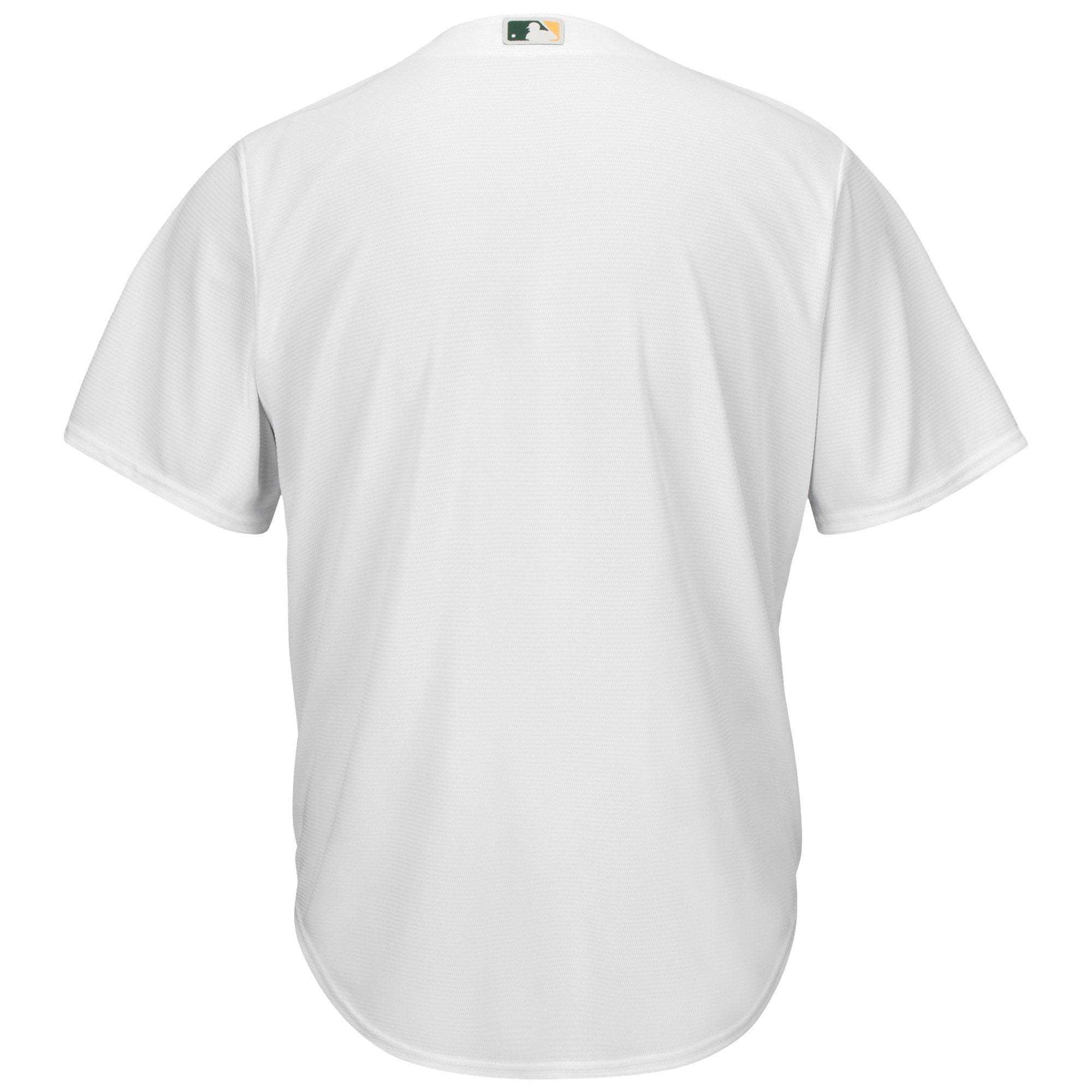 Majestic Athletic Jerseys Oakland Athletics Majestic MLB Cool Base Replica Jersey - White