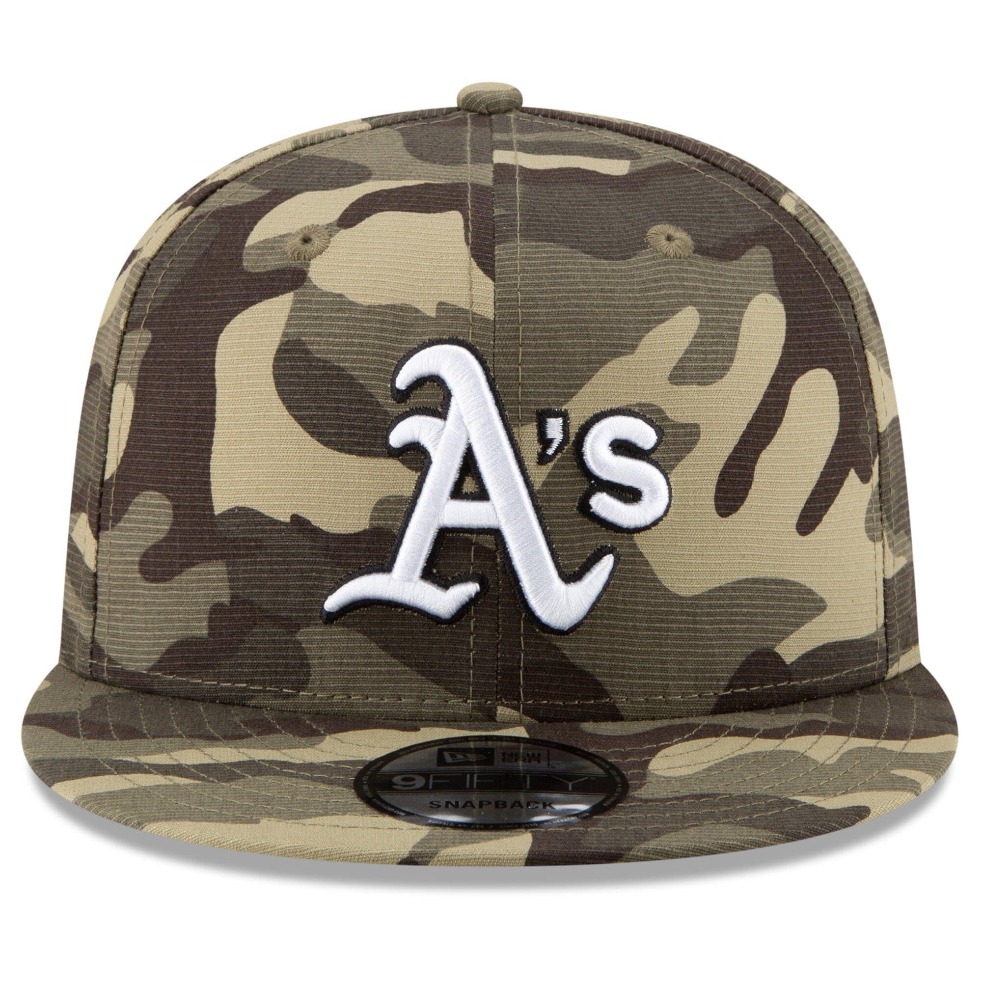 New Era Caps Oakland Athletics New Era MLB 2021 Armed Forces 9FIFTY Snapback Hat - Camo