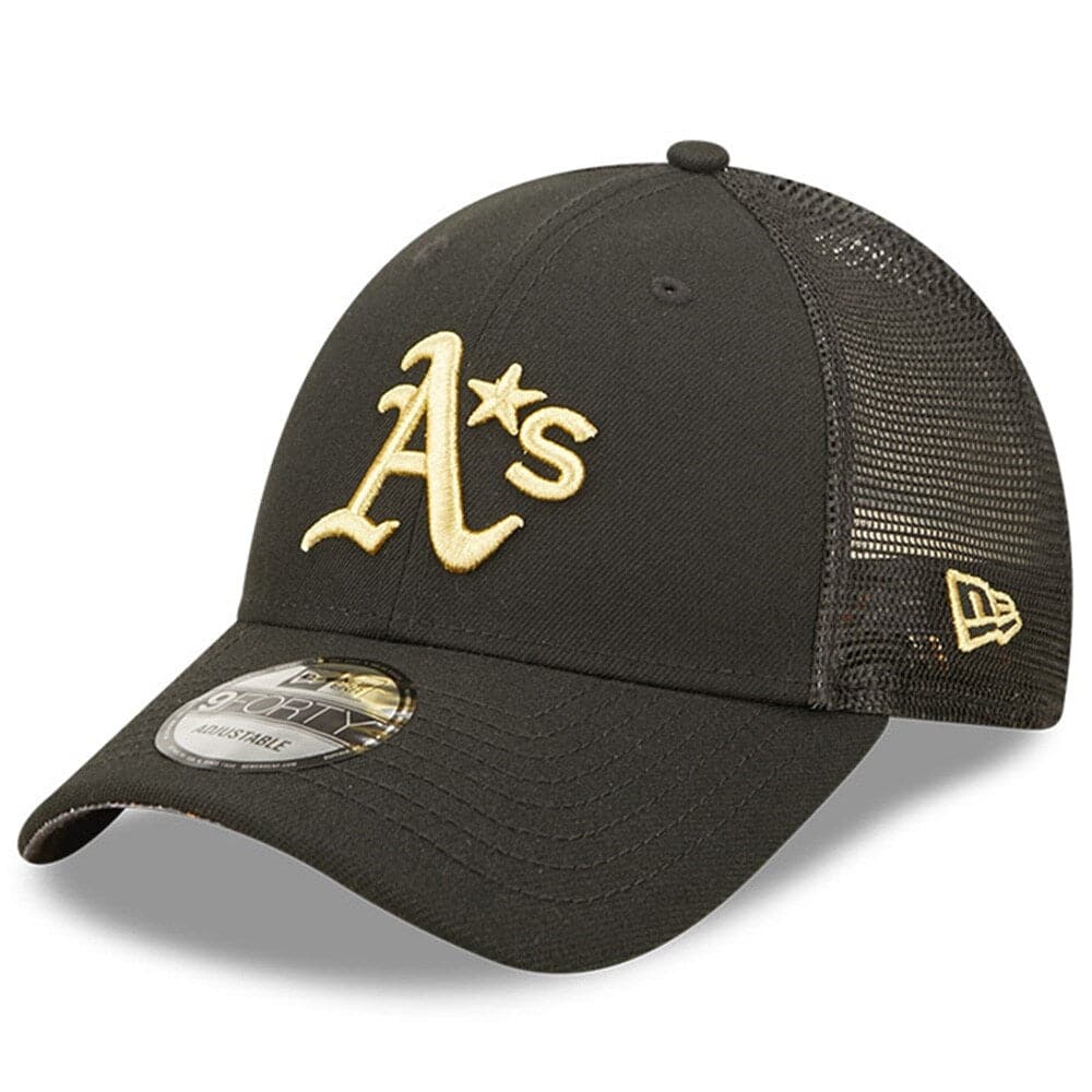 New Era Caps Oakland Athletics New Era MLB 2022 All-Star Game 9FORTY Trucker Snapback Hat - Black