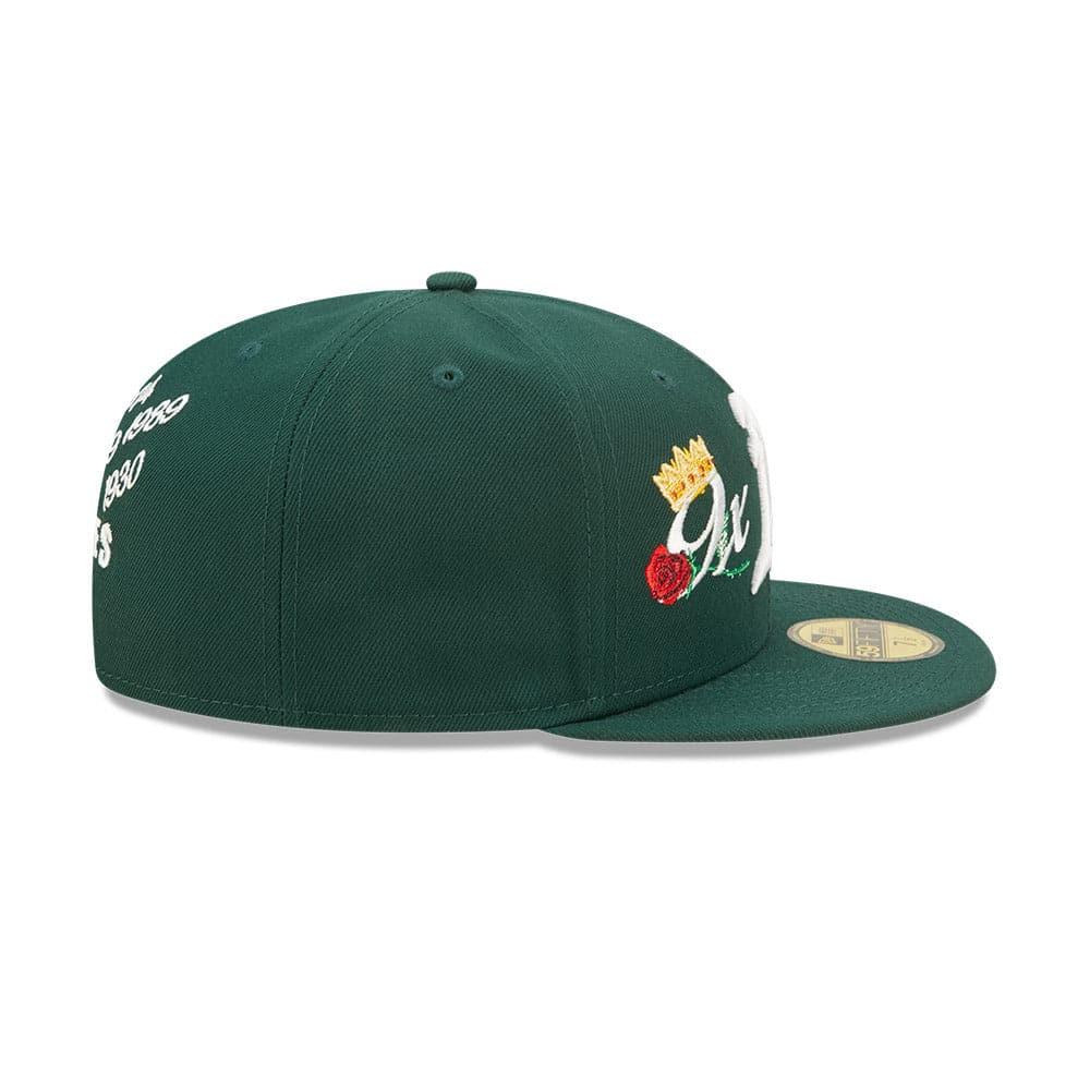 New Era Caps Oakland Athletics New Era MLB Crown Champs 59FIFTY Fitted Hat - Green