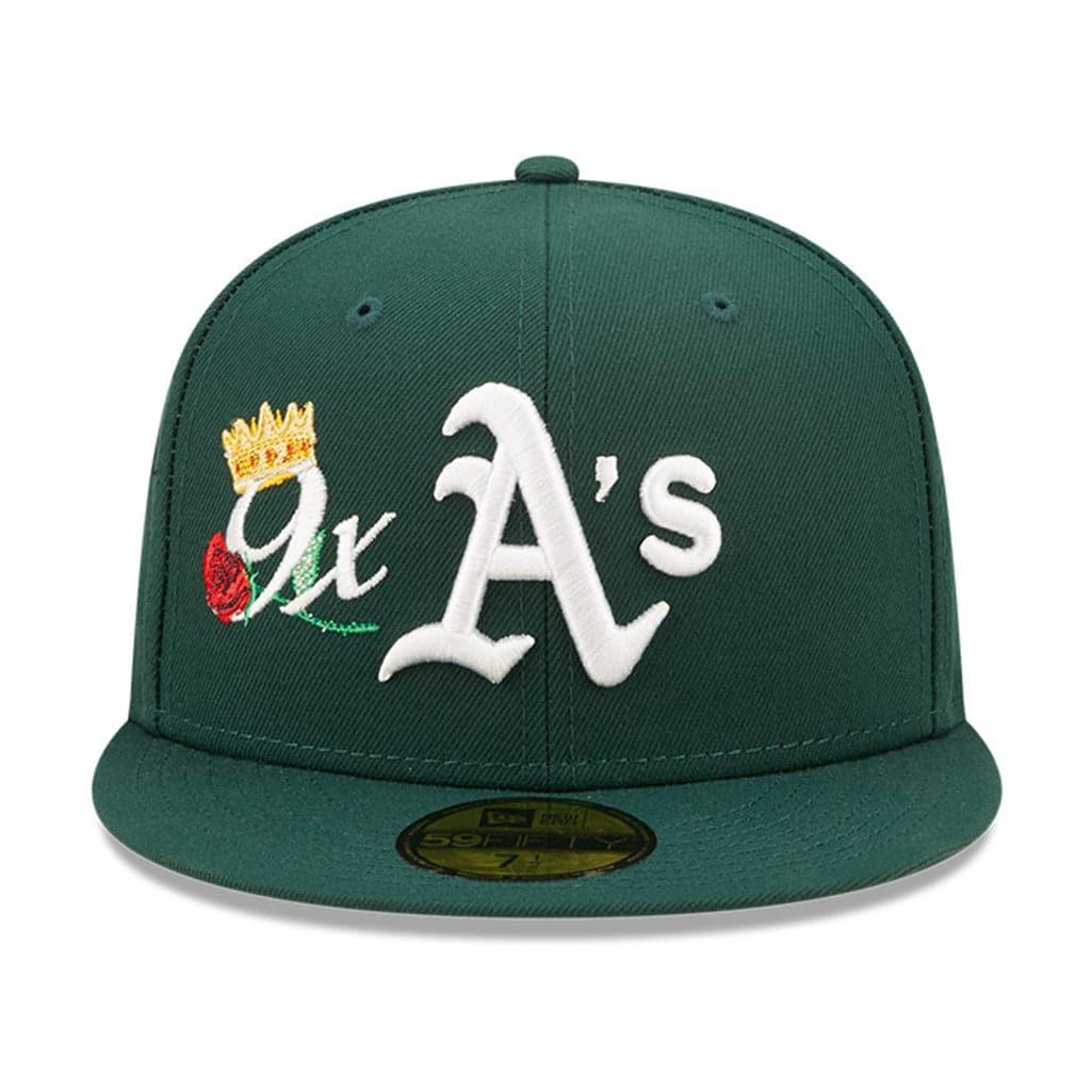 New Era Caps Oakland Athletics New Era MLB Crown Champs 59FIFTY Fitted Hat - Green