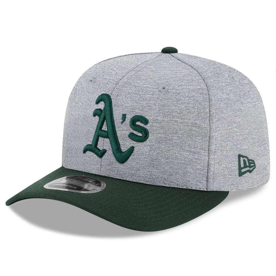 New Era Caps Oakland Athletics New Era MLB Double Shadow Pre-Curved 9FIFTY Snapback Hat