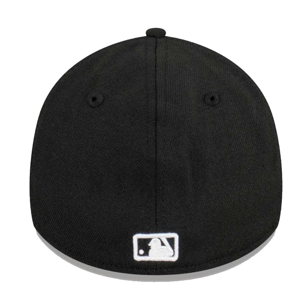 New Era Caps Oakland Athletics New Era MLB Monochrome 39THIRTY Stretch Fit Hat - Black