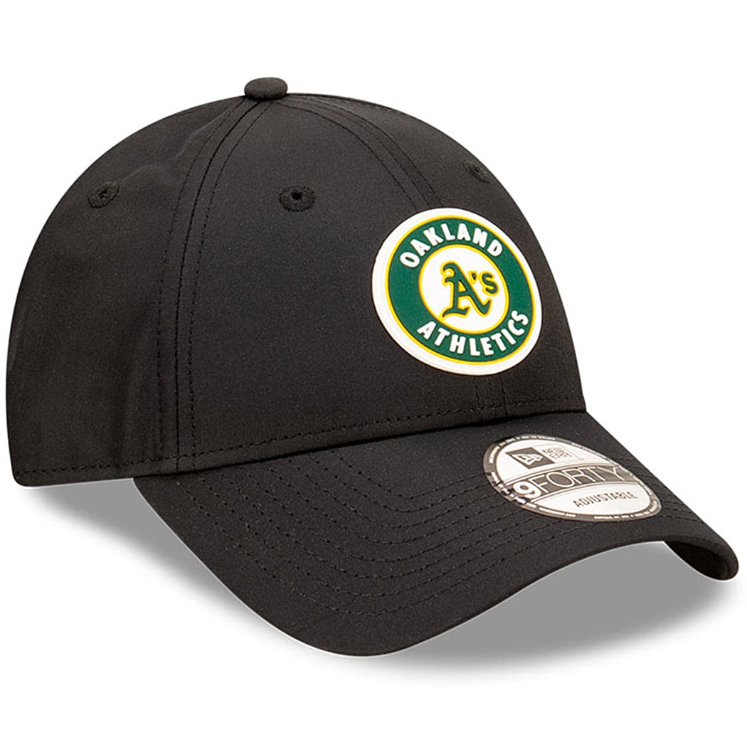 New Era Caps Oakland Athletics New Era MLB Team Circle Prolite 9FORTY Snapback Hat - Black