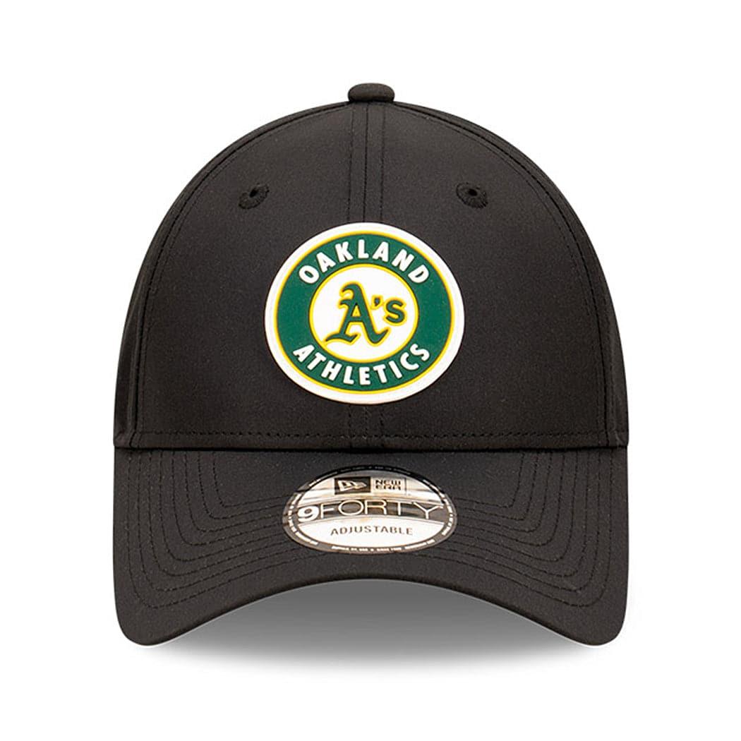 New Era Caps Oakland Athletics New Era MLB Team Circle Prolite 9FORTY Snapback Hat - Black