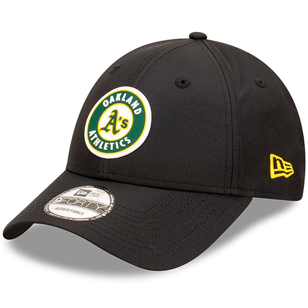 New Era Caps Oakland Athletics New Era MLB Team Circle Prolite 9FORTY Snapback Hat - Black
