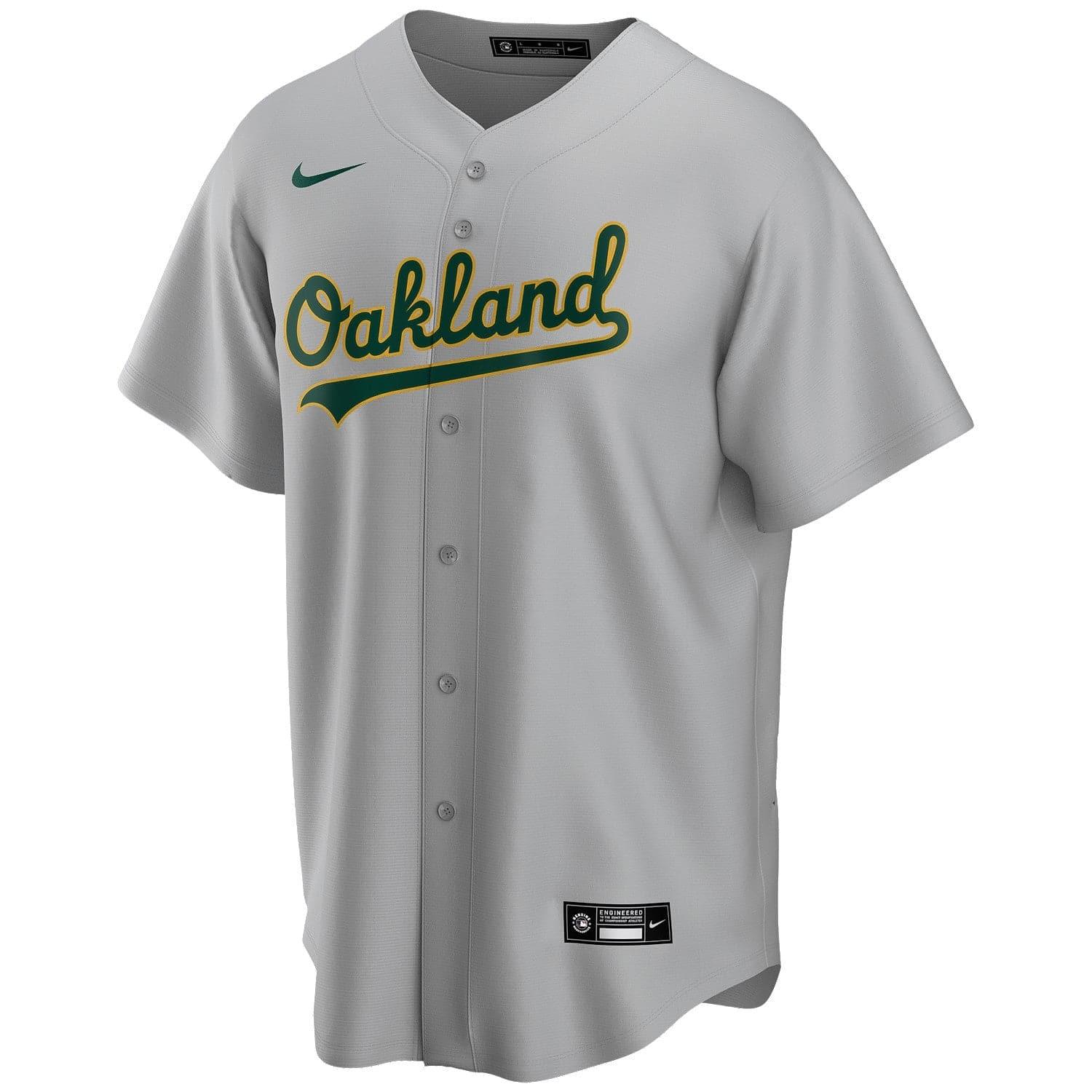 Nike Jerseys Oakland Athletics Nike MLB Road Replica Jersey - Grey