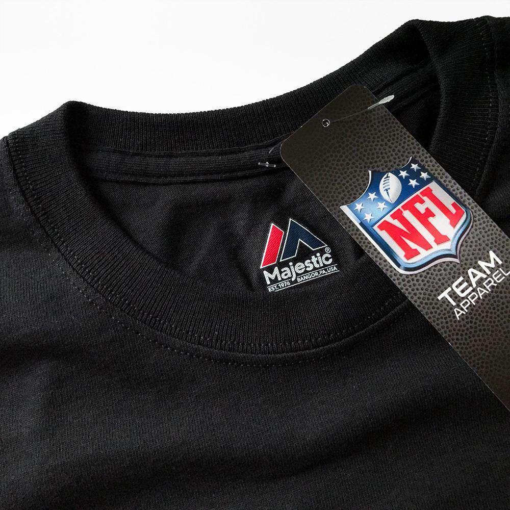 Majestic Athletic T-Shirts Oakland Raiders Majestic NFL Critical Victory T-Shirt - Black