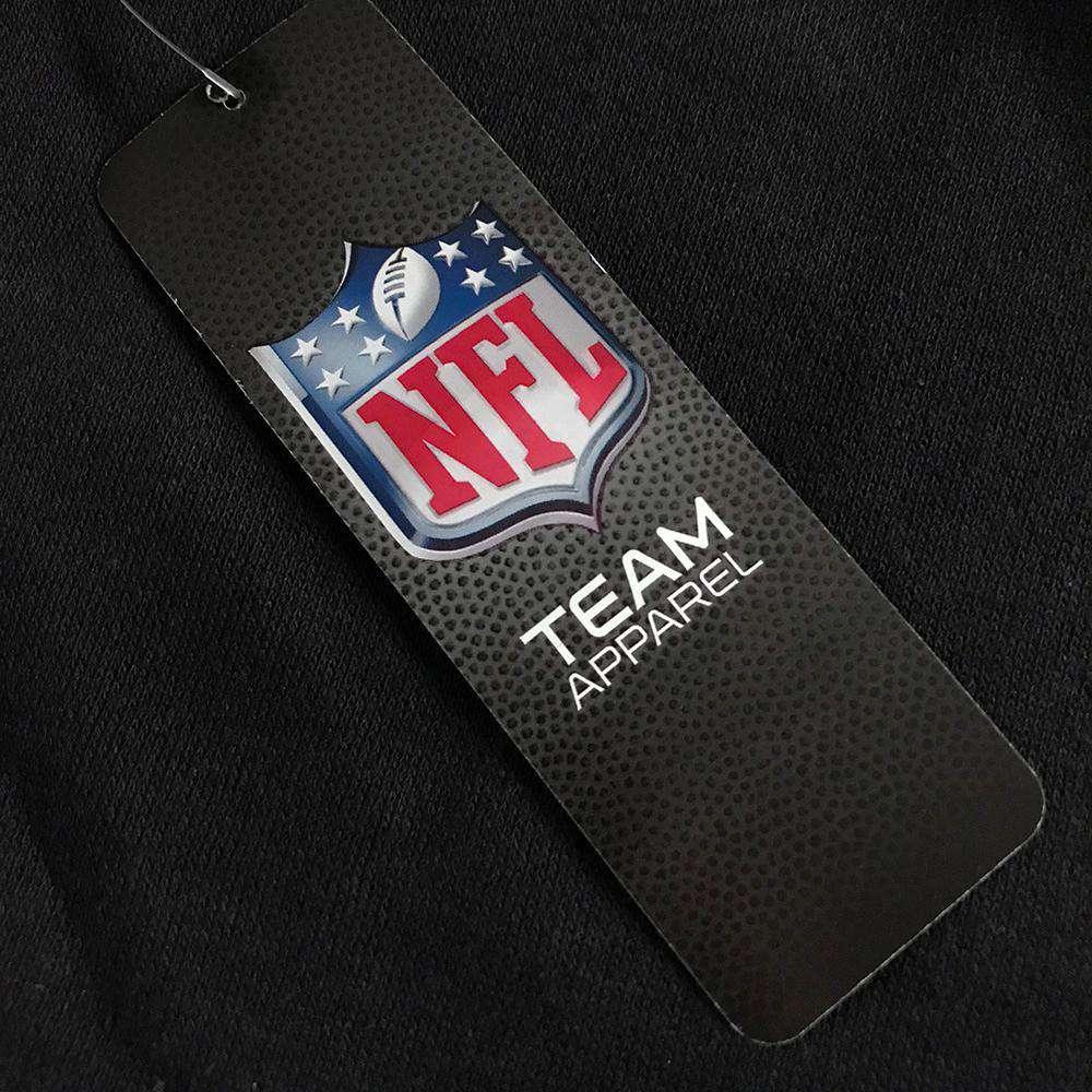 Majestic Athletic Jumpers Oakland Raiders Majestic NFL Tek Patch Hoodie Jumper - Black