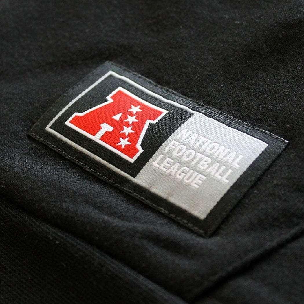 Majestic Athletic Jumpers Oakland Raiders Majestic NFL Wordmark Zip Hoodie Jumper - Black