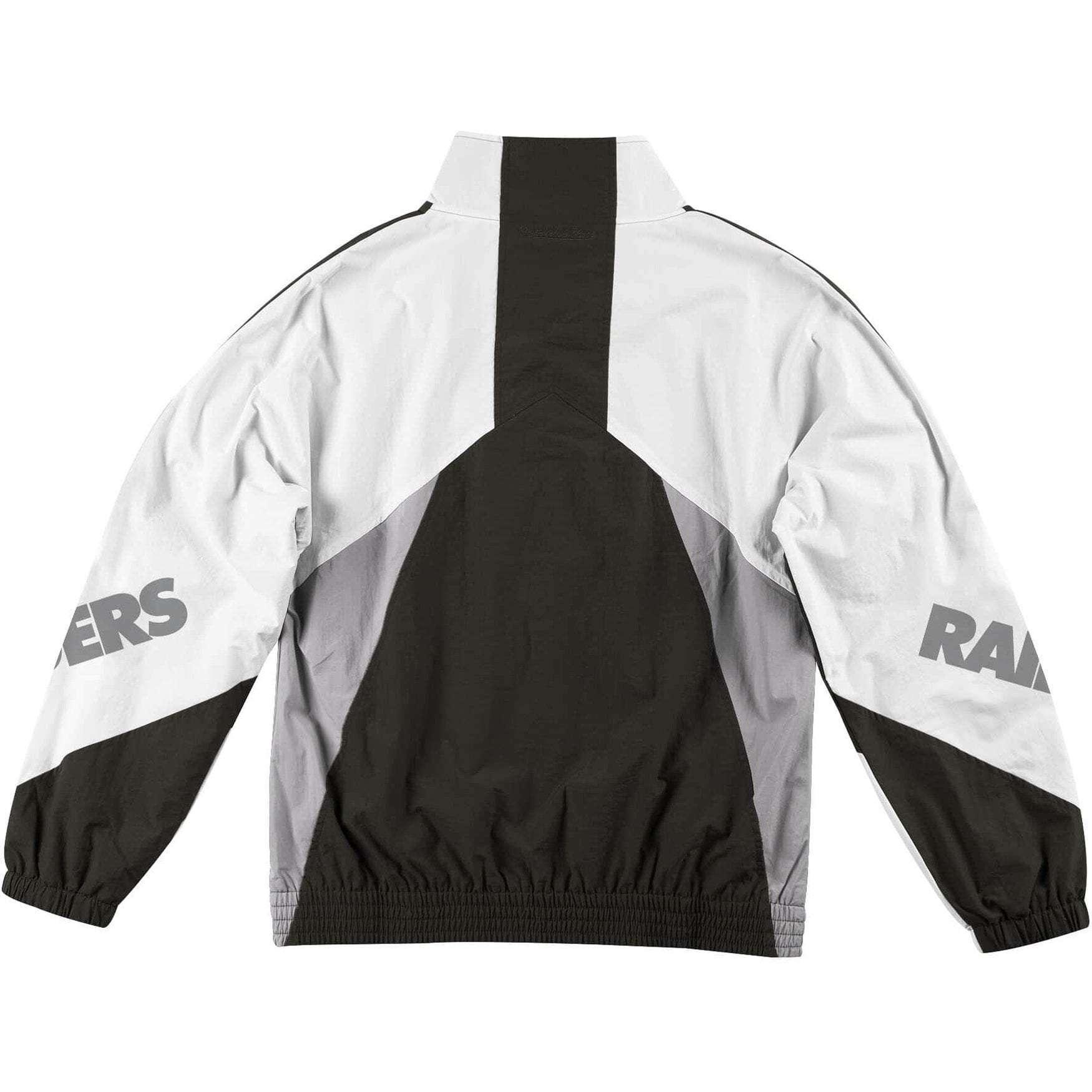 Mitchell And Ness Jackets Oakland Raiders Mitchell & Ness NFL Midseason Windbreaker 2.0 Jacket - Black