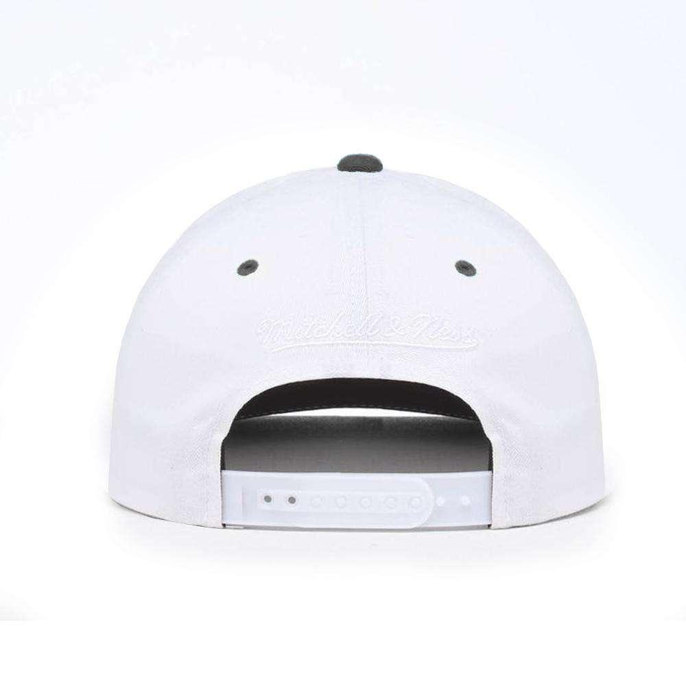 Mitchell And Ness Caps Oakland Raiders Mitchell & Ness NFL Retro Script Snapback Hat - White