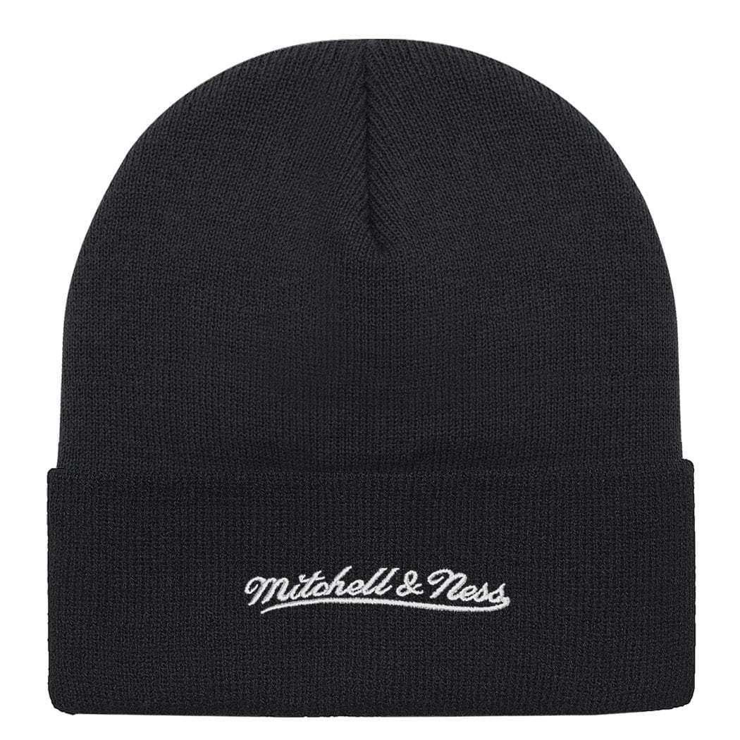 Mitchell And Ness Beanies Oakland Raiders Mitchell & Ness NFL Team Logo Cuff Knit Beanie - Black