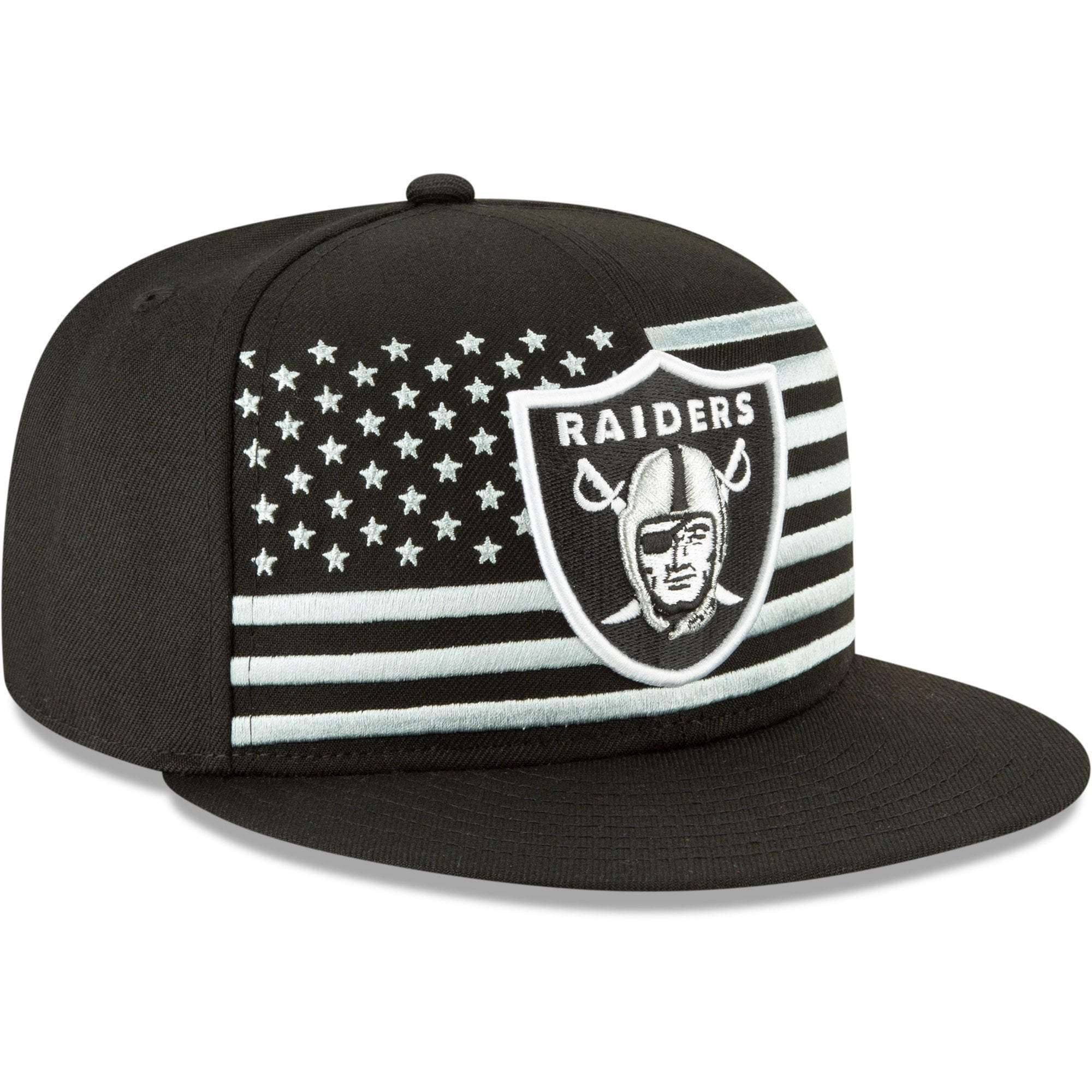 New Era Caps Oakland Raiders New Era 2019 NFL Draft 9FIFTY Snapback Hat – Black