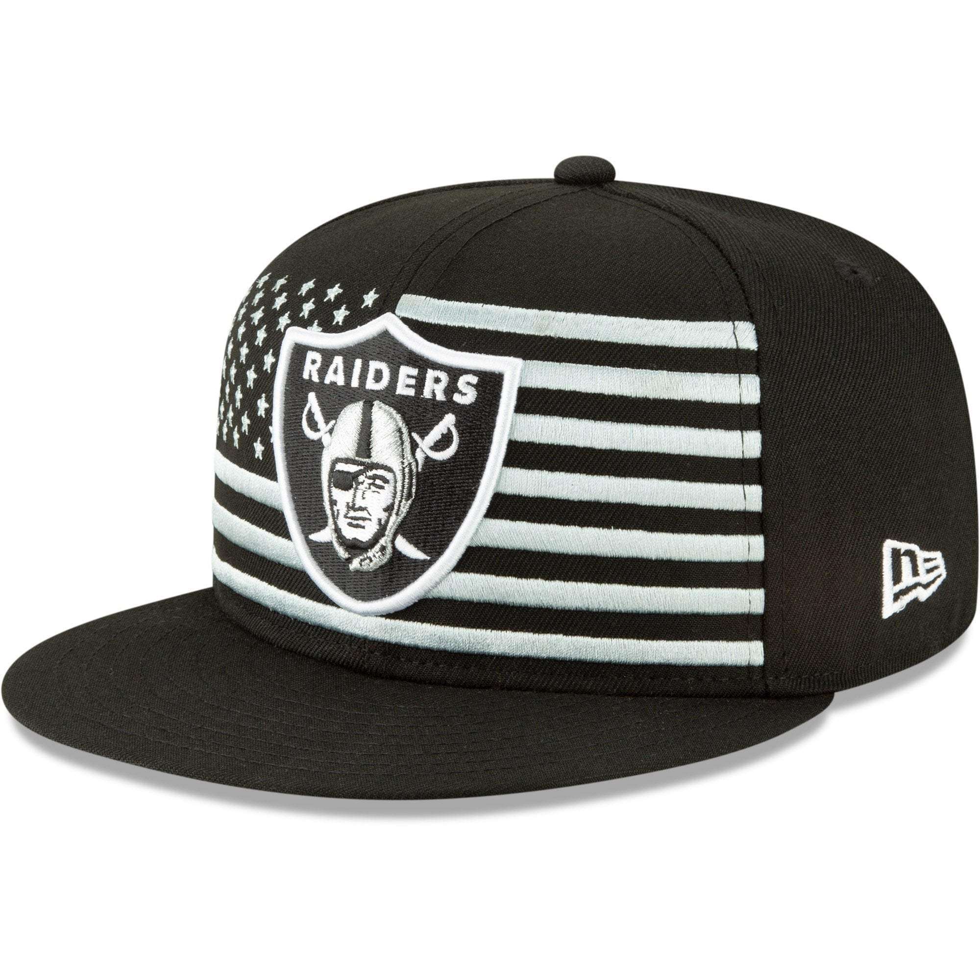 New Era Caps Oakland Raiders New Era 2019 NFL Draft 9FIFTY Snapback Hat – Black