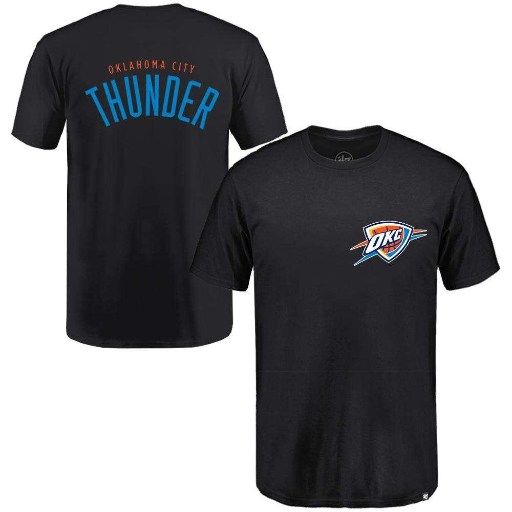 47 Brand T-Shirts Oklahoma City Thunder '47 NBA Backer T-Shirt - Black