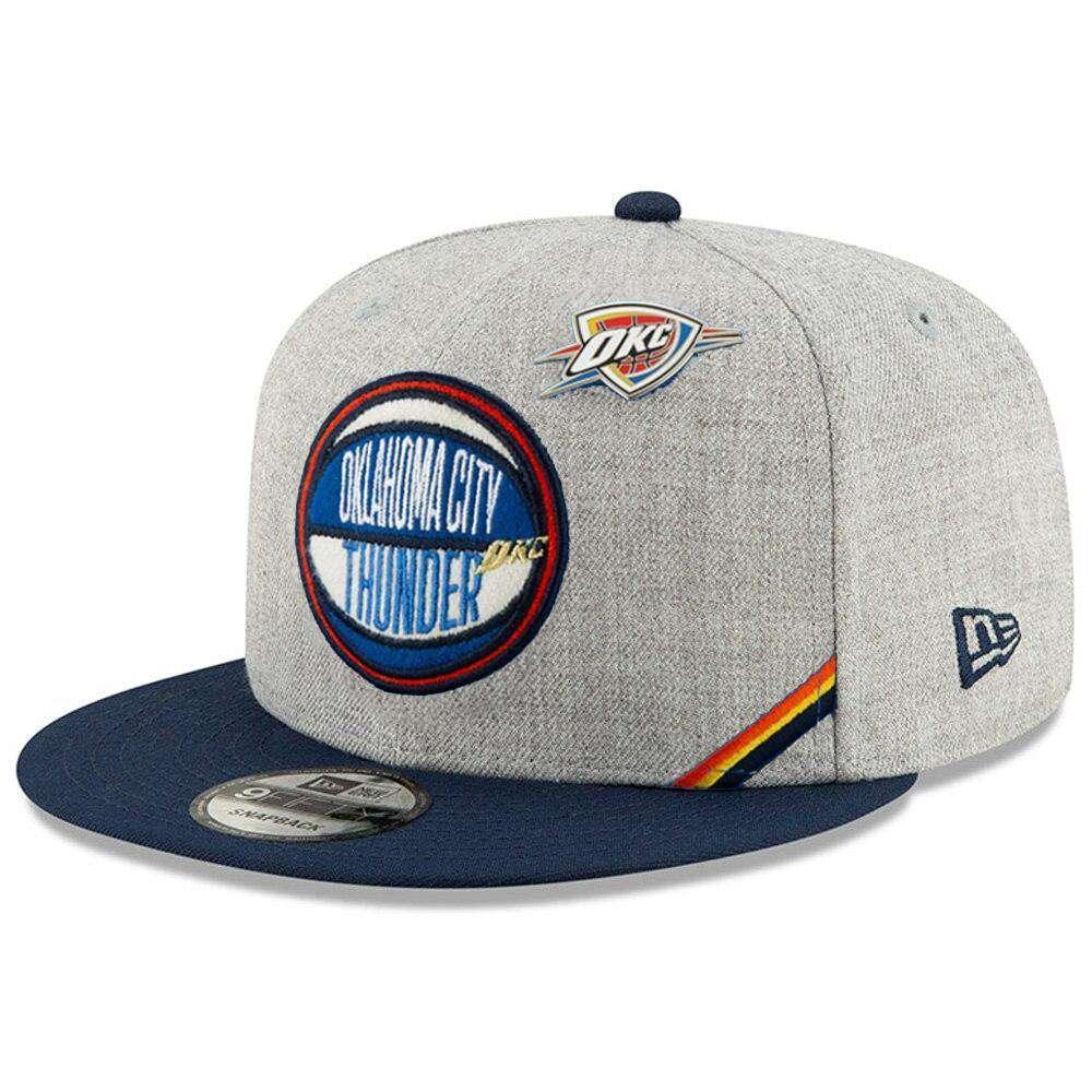 New Era Caps Oklahoma City Thunder New Era 2019 NBA Draft 9FIFTY Snapback Hat - Heather