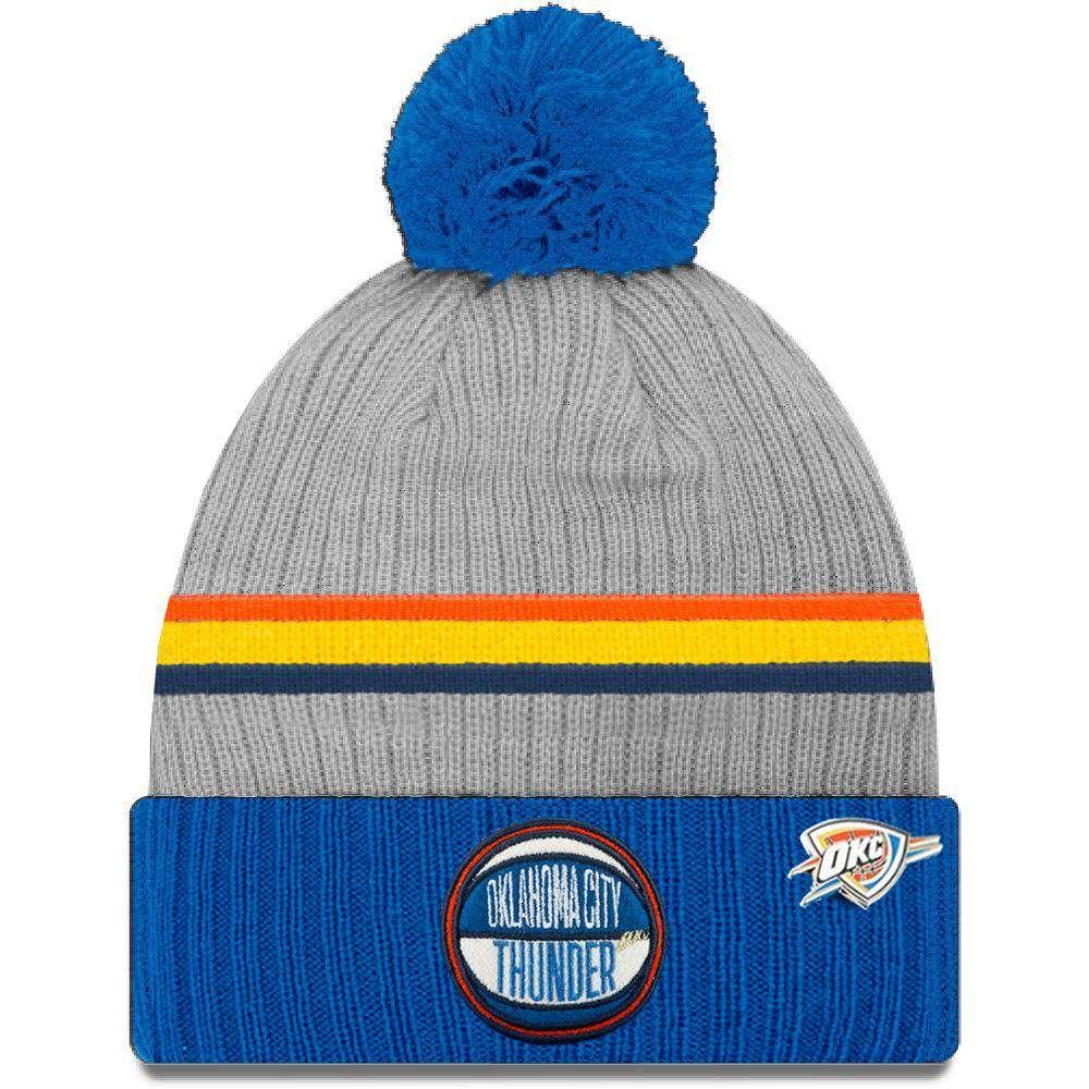 New Era Beanies Oklahoma City Thunder New Era 2019 NBA Draft Knit Beanie - Heather