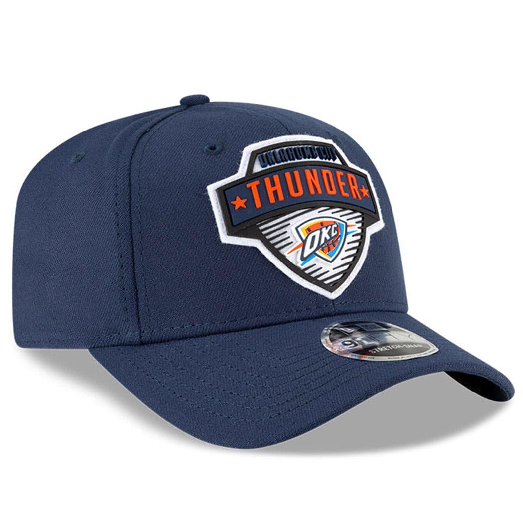 New Era Caps Oklahoma City Thunder New Era NBA 2020 Tip-Off 9FIFTY Stretch-Snap Curve Hat - Blue