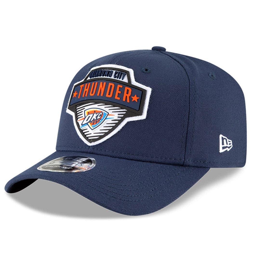 New Era Caps Oklahoma City Thunder New Era NBA 2020 Tip-Off 9FIFTY Stretch-Snap Curve Hat - Blue