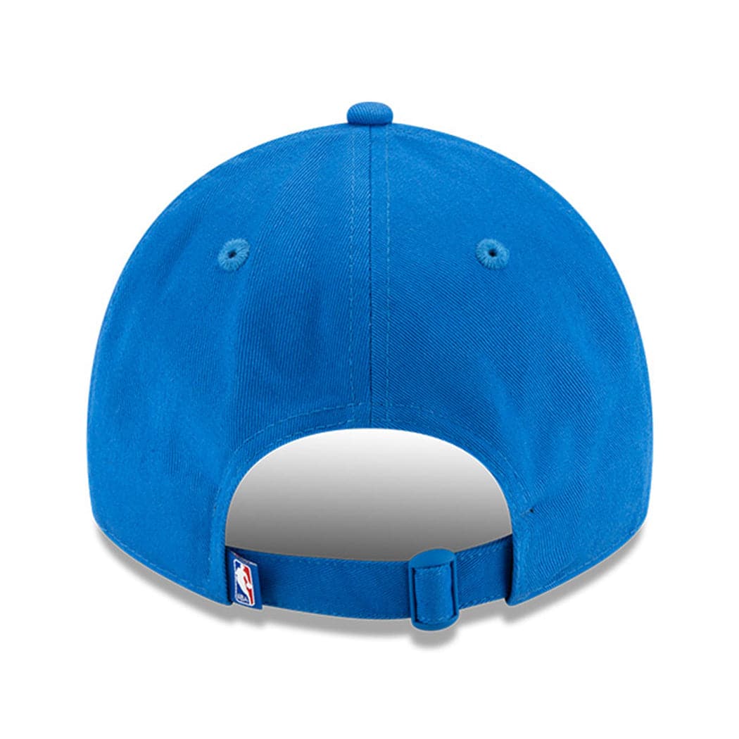 New Era Caps Oklahoma City Thunder New Era NBA 2021 Back Half 9TWENTY Curved Hat - Blue