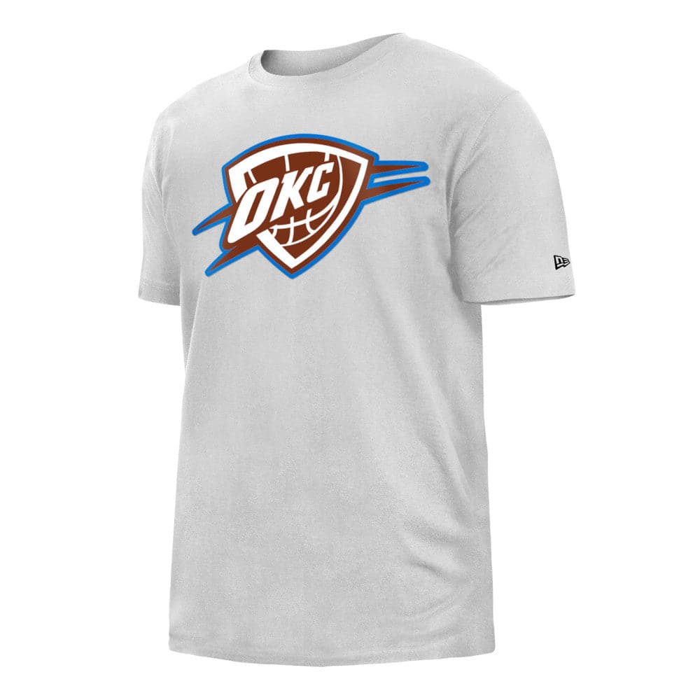 New Era T-Shirts Oklahoma City Thunder New Era NBA 22-23 City Edition T-Shirt - White