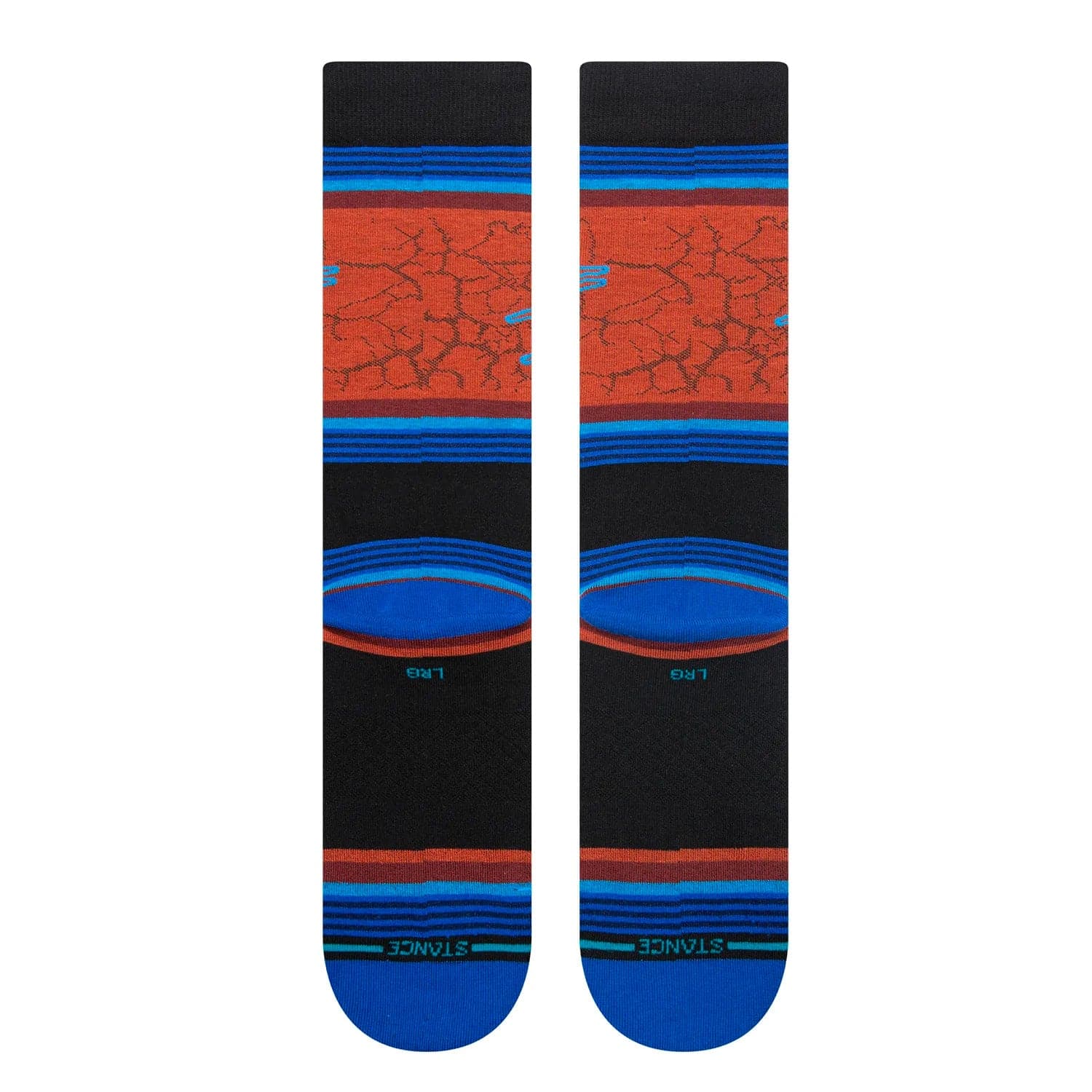 Stance Socks Large (9-12 US) Oklahoma City Thunder Stance NBA 22-23 City Edition Crew Socks - Black