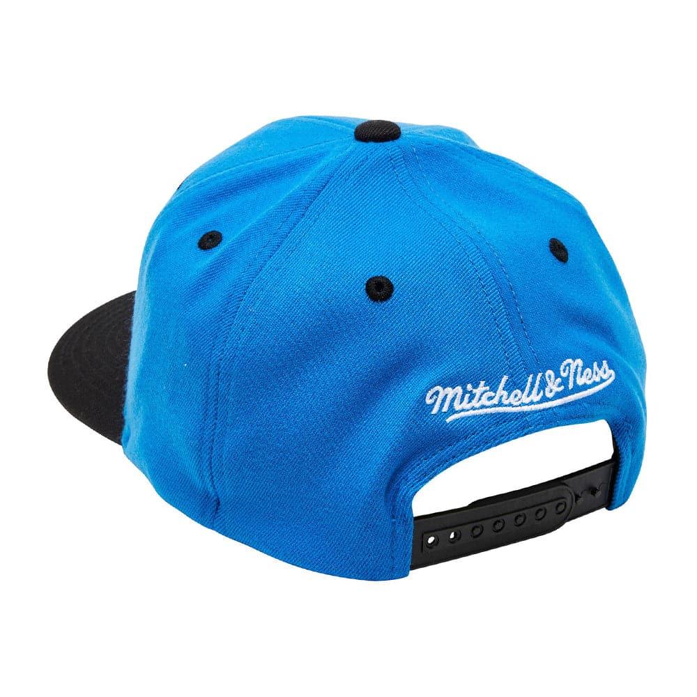 Mitchell And Ness Caps Orlando Magic Mitchell & Ness NBA Billboard Classic Red Curve Snapback Hat - Blue