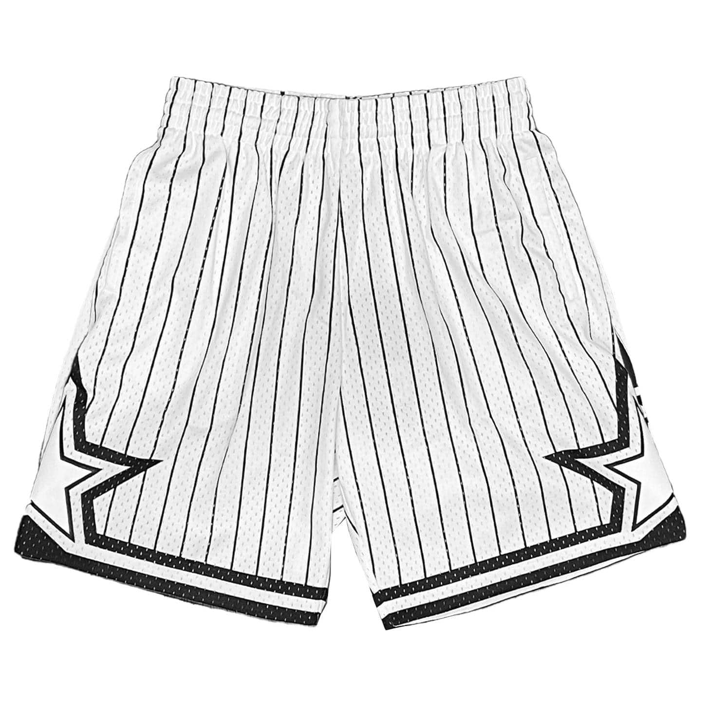 Mitchell And Ness Shorts Orlando Magic Mitchell & Ness NBA Black & White Swingman Shorts - White