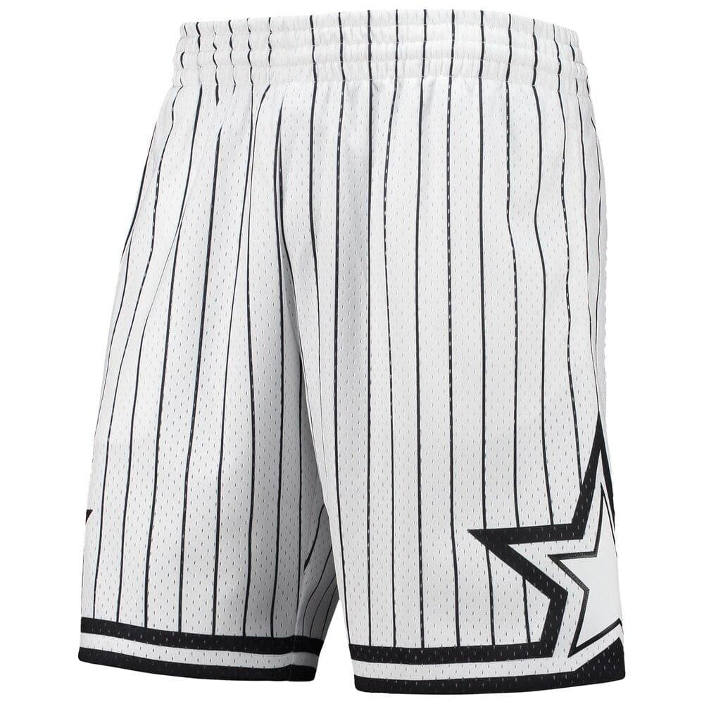 Mitchell And Ness Shorts Orlando Magic Mitchell & Ness NBA Black & White Swingman Shorts - White