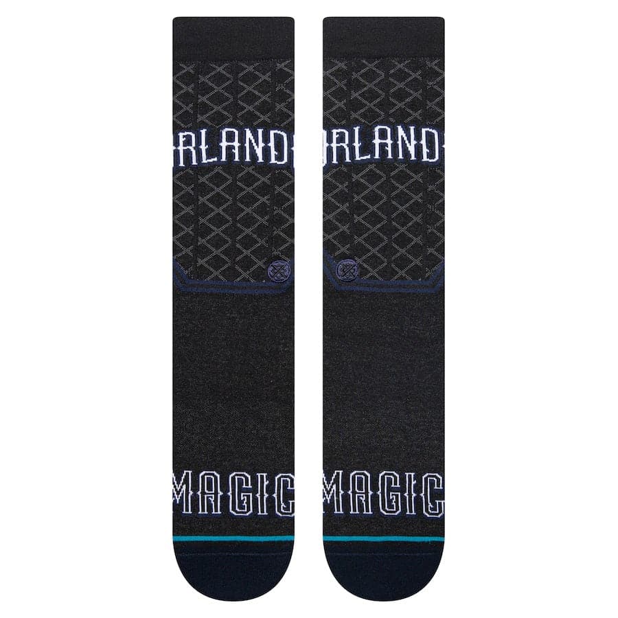 Stance Socks Large (9-12 US) Orlando Magic Stance NBA 22-23 City Edition Crew Socks - Black