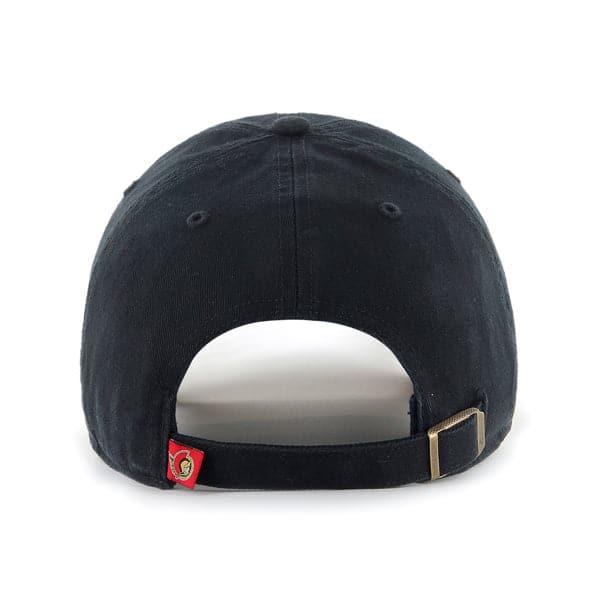 47 Brand Caps Ottawa Senators '47 NHL Team Clean Up Adjustable Strapback Hat - Black