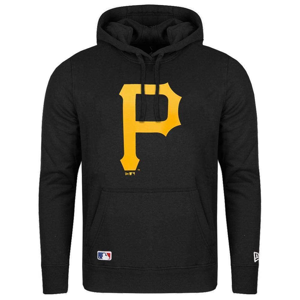 Pittsburgh Pirates New Era MLB Team Logo Hoodie Jumper - Black