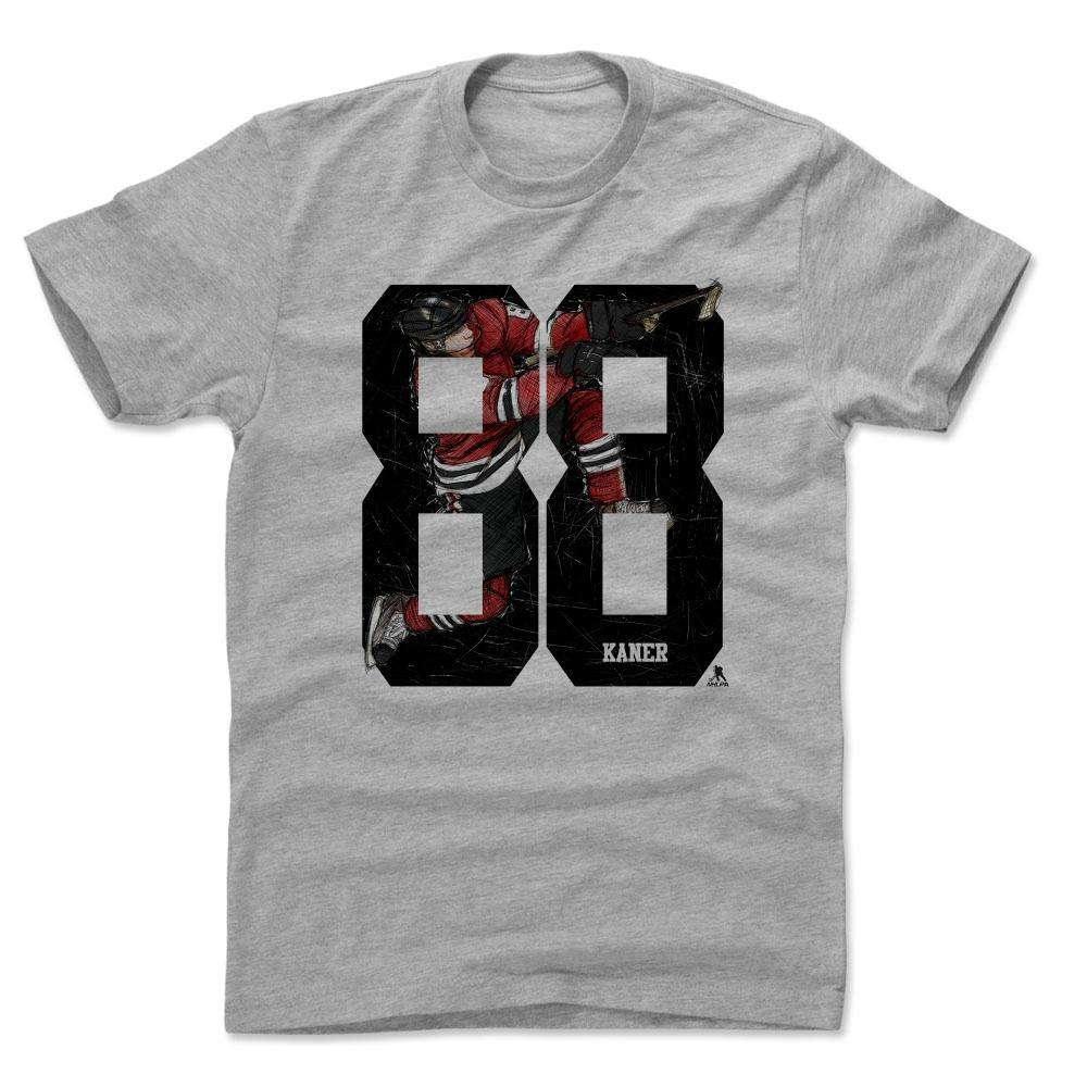500 Level T-Shirts Patrick Kane Chicago Blackhawks 500 Level NHL 88K T-Shirt - Grey