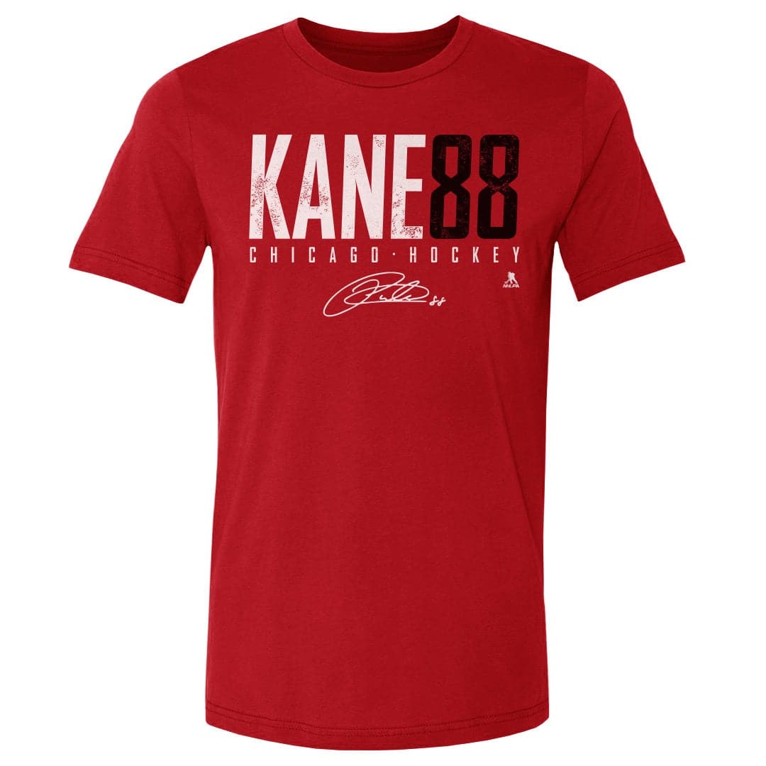 500 Level T-Shirts Patrick Kane Chicago Blackhawks 500 Level NHL Elite T-Shirt - Red