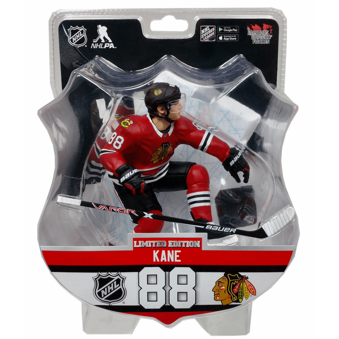 Imports Dragon Figures Patrick Kane Chicago Blackhawks Imports Dragon NHL 6" Action Figure -