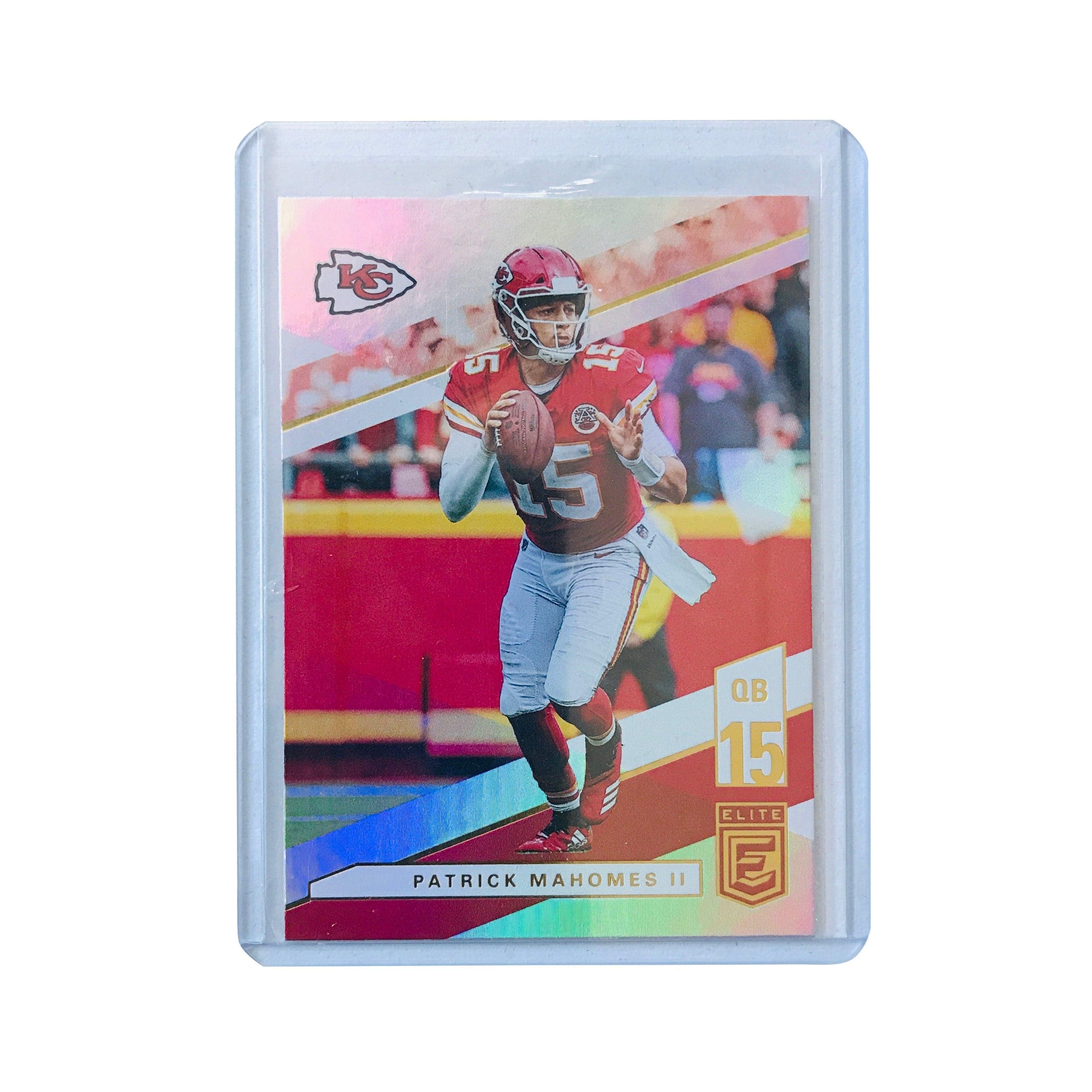 Panini Cards Patrick Mahomes Kansas City Chiefs 2019 Panini Elite NFL Holo Card