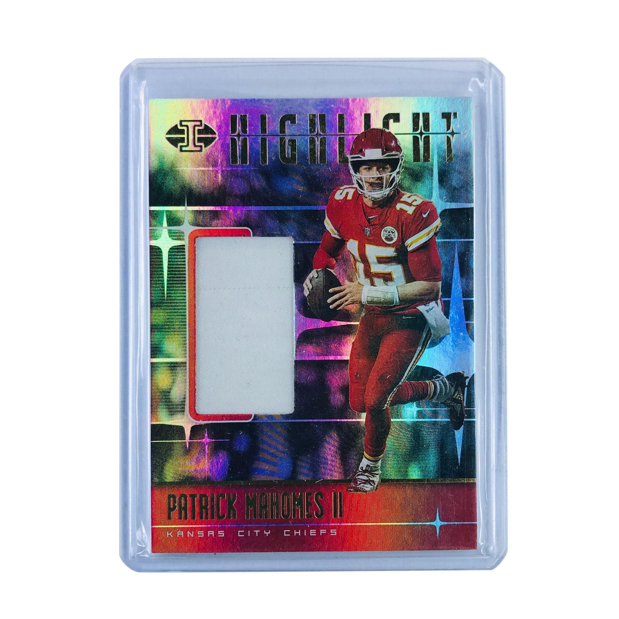 Panini Cards Patrick Mahomes Kansas City Chiefs 2019 Panini Illusions NFL Highlight Patch Card