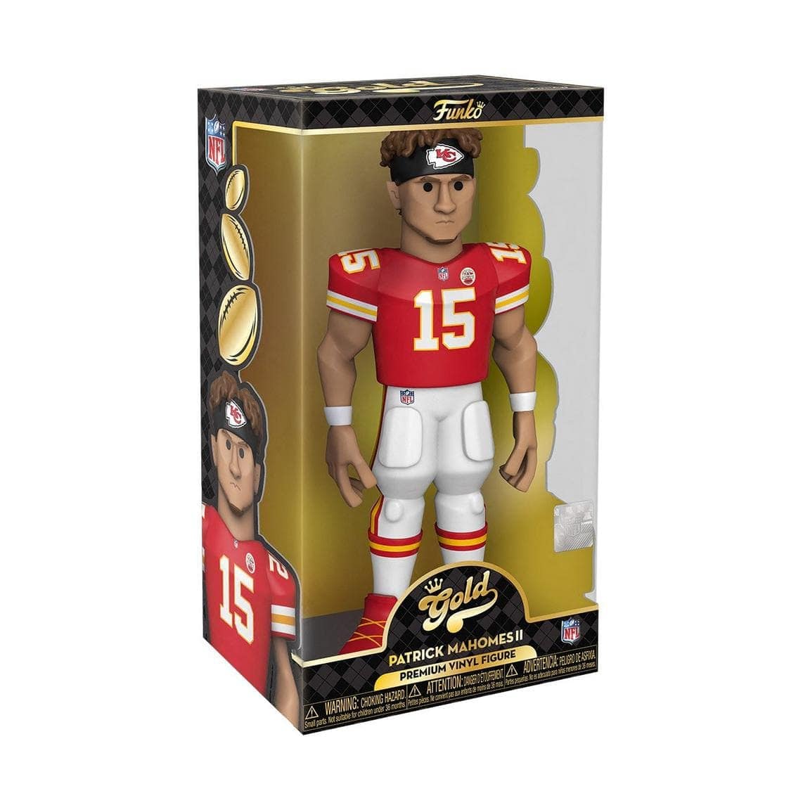 Funko Figures Patrick Mahomes Kansas City Chiefs Funko NFL 12" Jumbo Vinyl Gold Figure