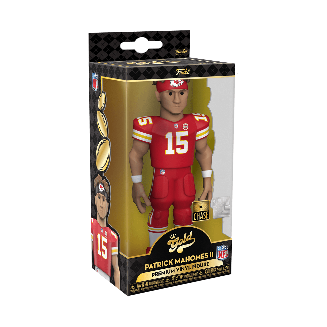 Funko Figures Patrick Mahomes Kansas City Chiefs Funko NFL 5" Vinyl Gold Figure