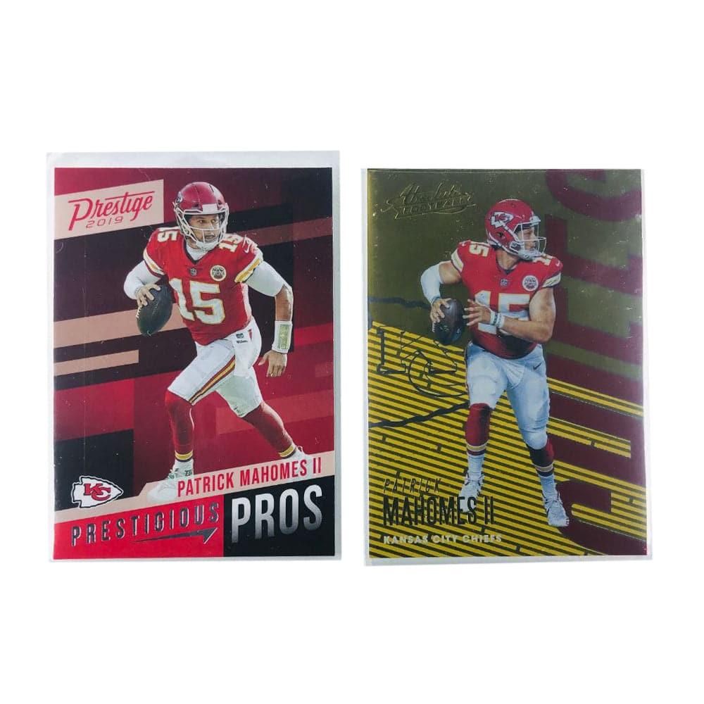 Panini Cards Patrick Mahomes Kansas City Chiefs Panini NFL 2 Card Mixed Set