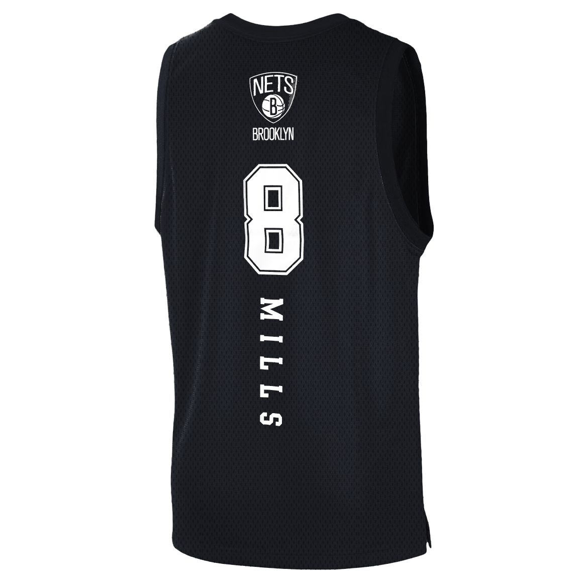 NBA Essentials Jerseys Patty Mills Brooklyn Nets NBA Essentials Name & Number Mesh Jersey - Black