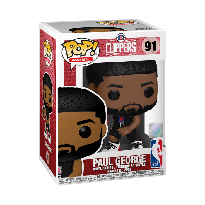 Funko Figures Paul George Los Angeles Clippers  Funko NBA Pop 3.75" Figure - Black