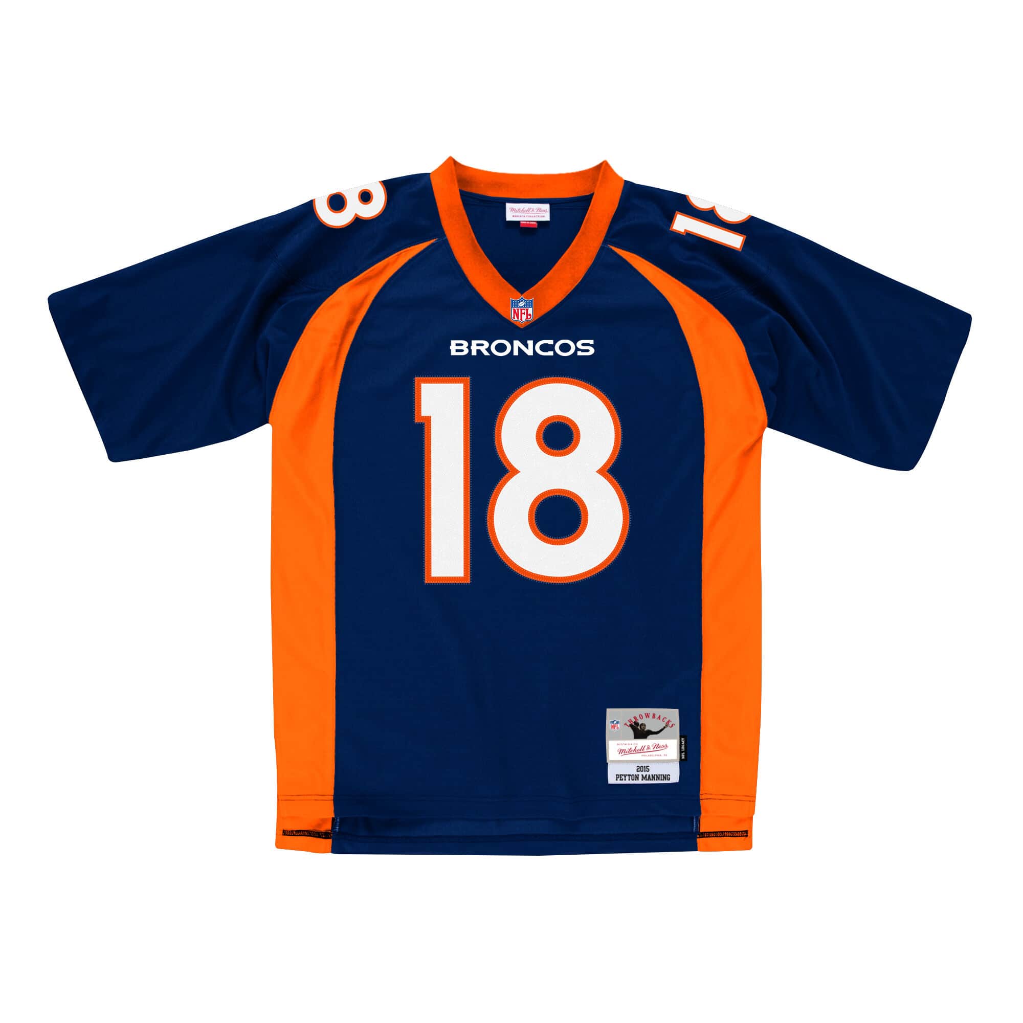 Mitchell And Ness Jerseys Peyton Manning Denver Broncos 2015 Mitchell & Ness NFL Legacy Jersey - Navy