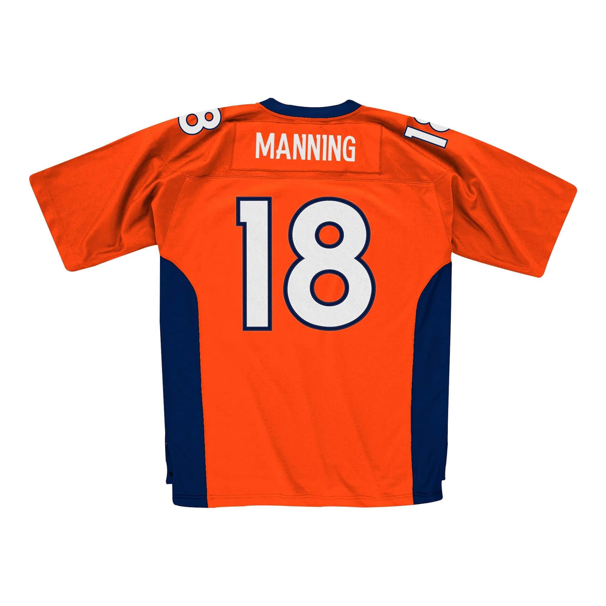 Mitchell And Ness Jerseys Peyton Manning Denver Broncos 2015 Mitchell & Ness NFL Throwback Legacy Jersey - Orange