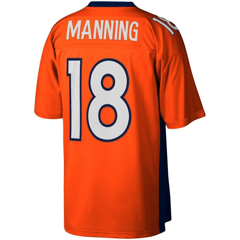 Mitchell And Ness Jerseys Peyton Manning Denver Broncos 2015 Mitchell & Ness NFL Throwback Legacy Jersey - Orange